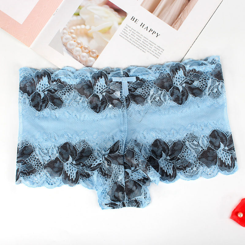 Sheer Lace French Knickers Underwear | 6 Colour Options