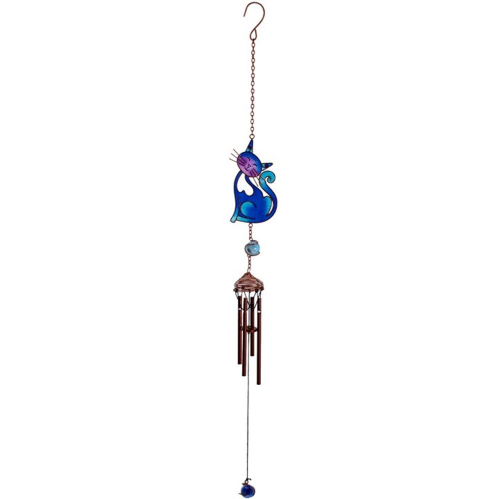 Cat Windchime Garden Decor