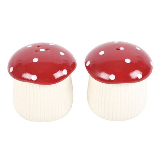 Ceramic Mushroom Salt and Pepper Shakers Gift Set