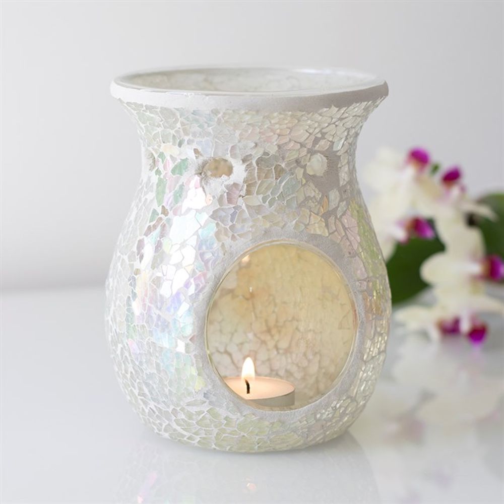 Iridescent Crackle Essential Oil Burner