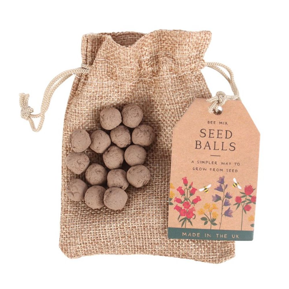 24 English Wildflower Garden Seed Balls - With Gift Bag