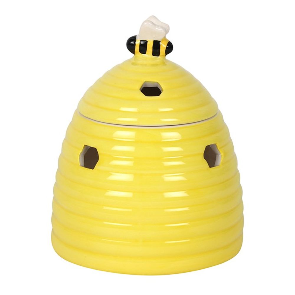 Beehive Ceramic Essential Oil Burner - Yellow Glazed