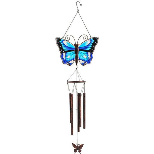 Butterfly Garden Wind-Chime | Blue Butterfly Design