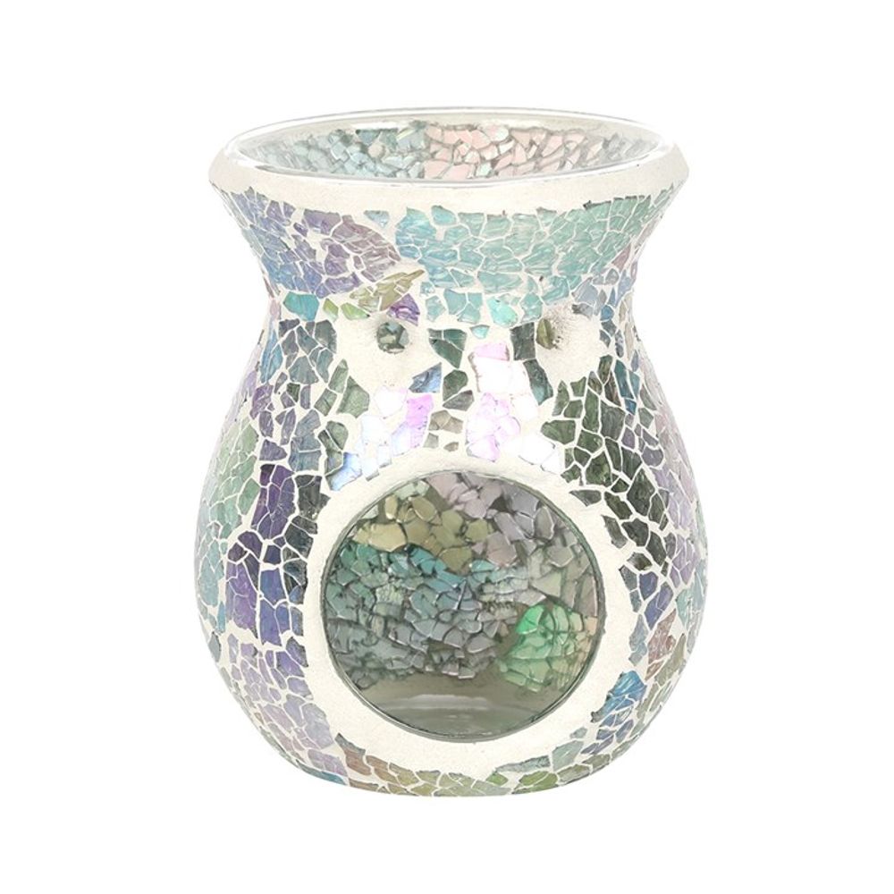 Iridescent Crackle Essential Oil Tea-Light Burner