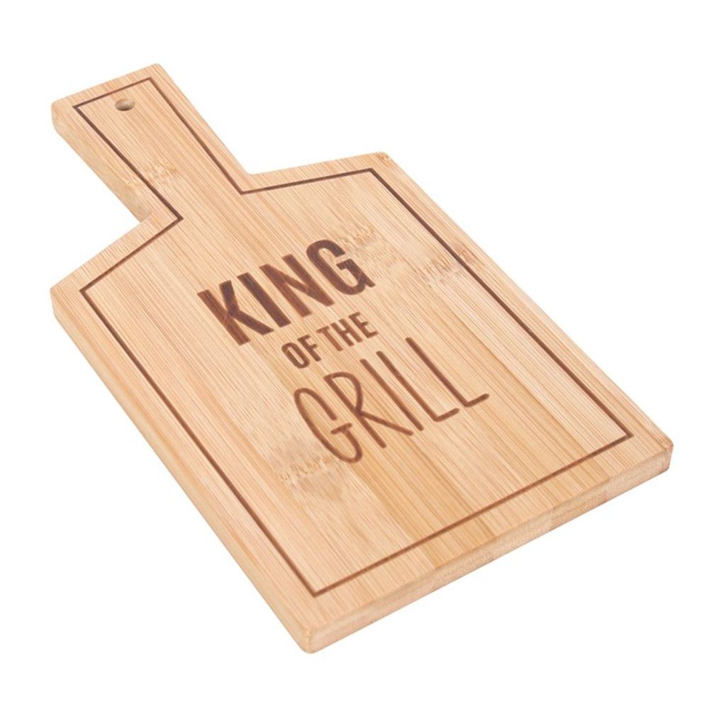 Bamboo Serving Charcuterie Board - King of the Grill Engraving