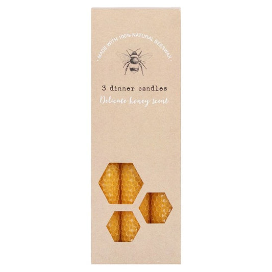 Pure Beeswax 3 Piece Candle Gift Set