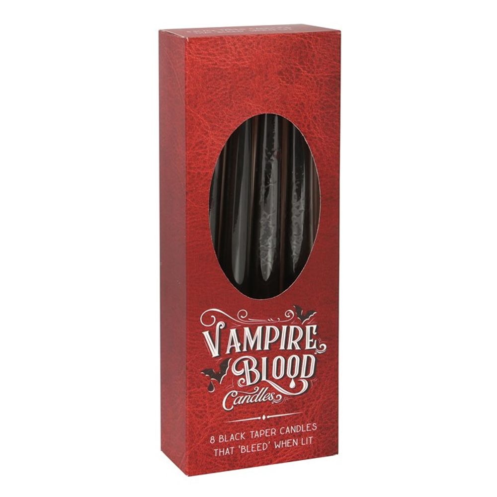 8 Gothic Taper Candles - Vampire Blood