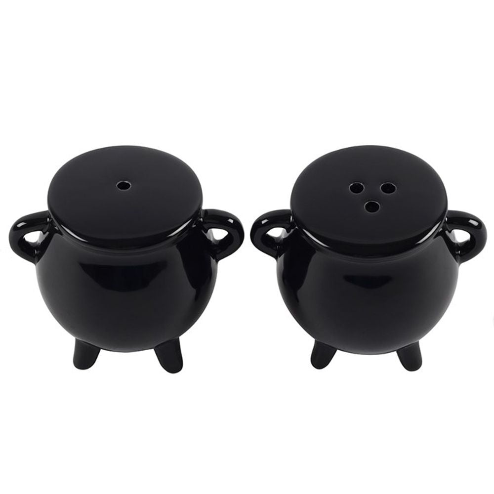 Ceramic Cauldron Salt and Pepper Shakers Gift Set