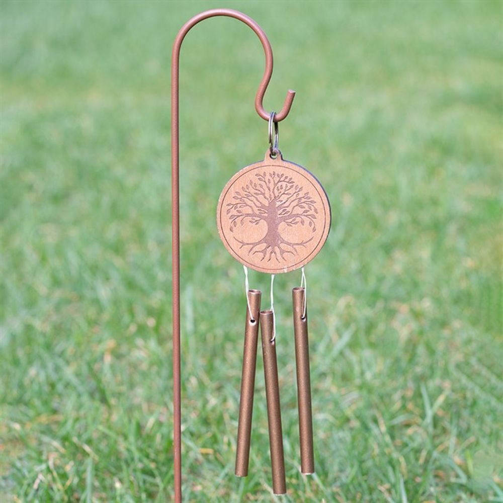 Tree of Life Garden Windchime - Includes Garden Stake