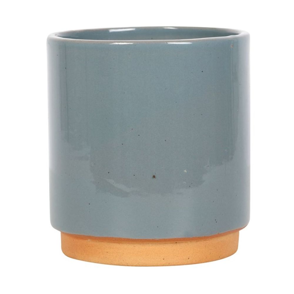 Blue Ceramic Pot Planter - Thank You For Helping Me Grow Plant Pot