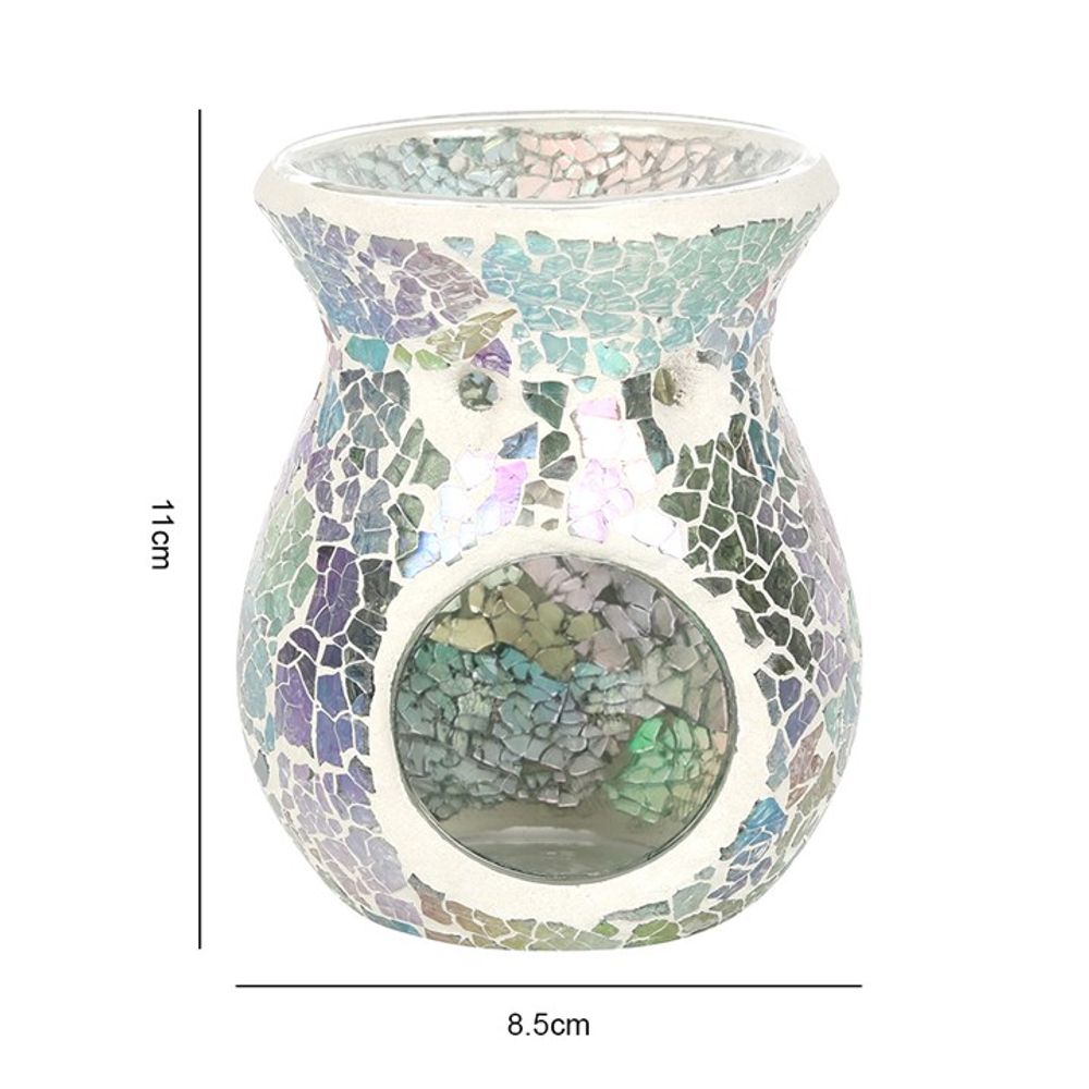 Iridescent Crackle Essential Oil Tea-Light Burner