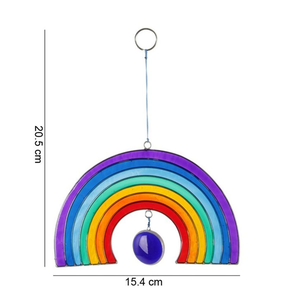 Semi-Cirlce Colourful Rainbow Suncatcher