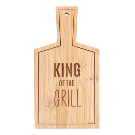 Bamboo Serving Charcuterie Board - King of the Grill Engraving