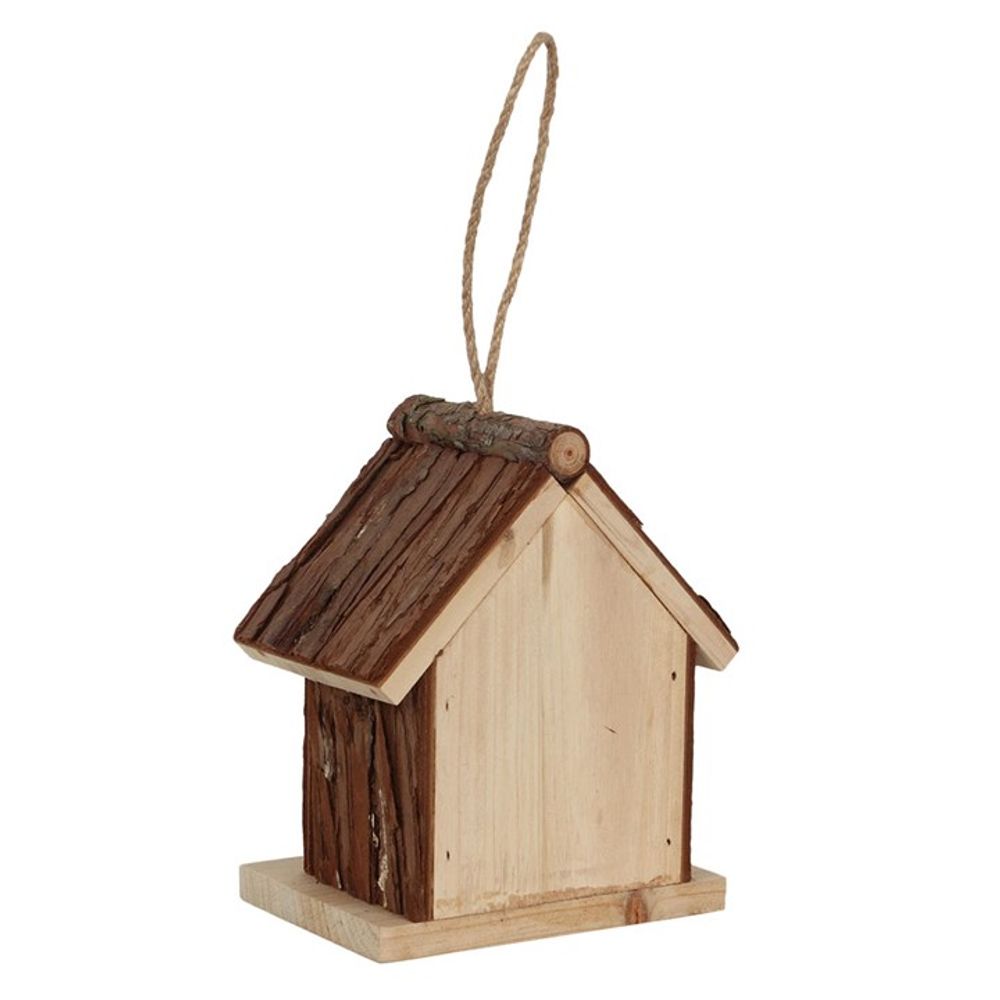 Wood Bark Hanging Bird House - Home Tweet Home