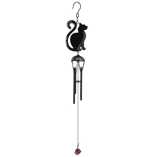 Black Cat Windchime - 40cm