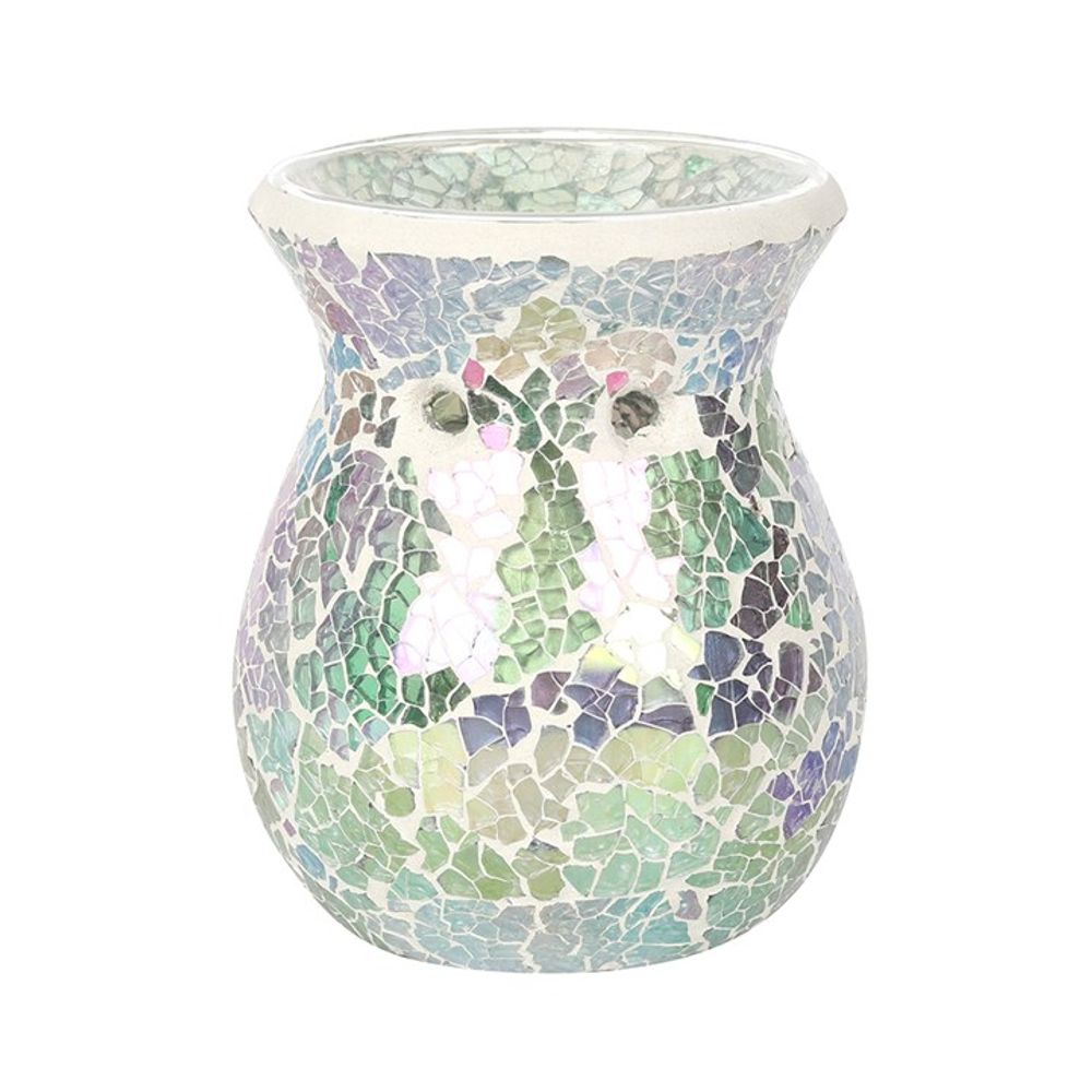 Iridescent Crackle Essential Oil Tea-Light Burner